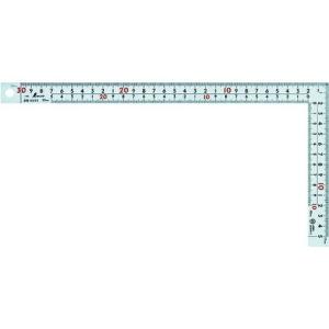 シンワ 曲尺 広ピタ 30cm 表裏同目 8段目盛 JIS 10035 代引不可｜rcmdin