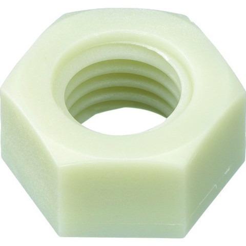 TRUSCO トラスコ ガラス繊維強化ポリアミドMXD6 RENY白 六角ナット M4 50個入 B...