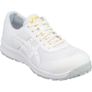 アシックス 静電気帯電防止靴 ウィンジョブCP21E ホワイト×ホワイト 28.0cm 1273A038.10128.0 代引不可