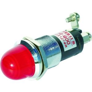 サカズメ ランプ交換型LED表示灯 AC/DC24V接続 赤 Φ16 DO8B6MACDC24VRR 代引不可｜rcmdin