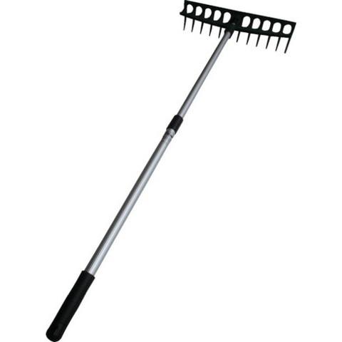 コンパル アルミ伸縮レーキ12本爪 30211 代引不可