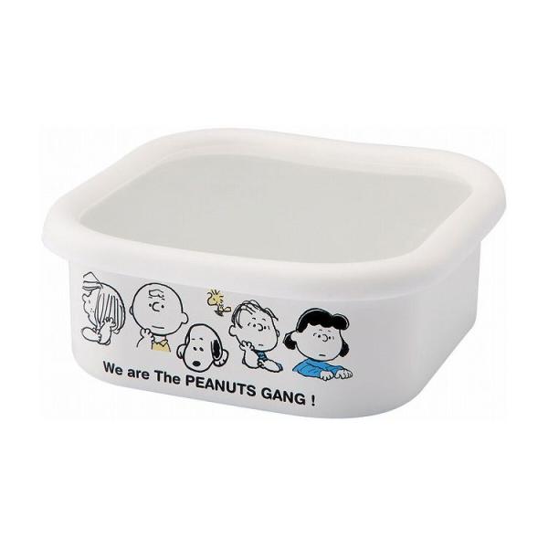 ホーロー スクエアストッカー・L ブレイクタイムシリーズ スヌーピー ピーナッツ かわいい キッチン...