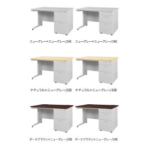 ※法人様限定販売 オフィスデスク 片袖机 幅1...の詳細画像3
