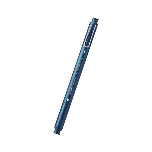 エレコムタブレット用タッチペン 2WAY 導線繊維タイプ ディスクタイプ キャップ2個付き ネイビー...