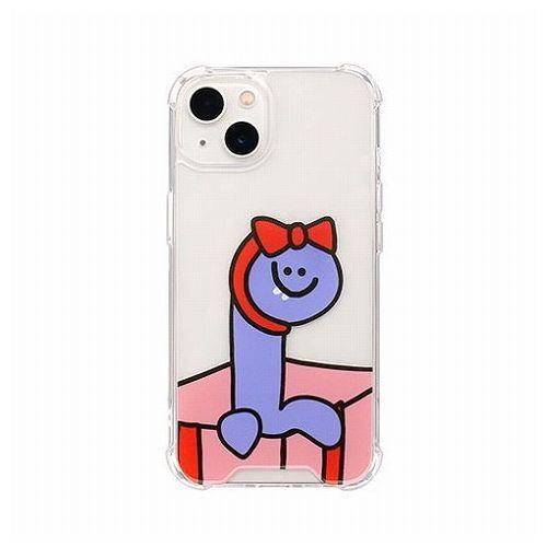 168cm ハイブリッドクリアケース for iPhone 13 Pueple Olly with ...