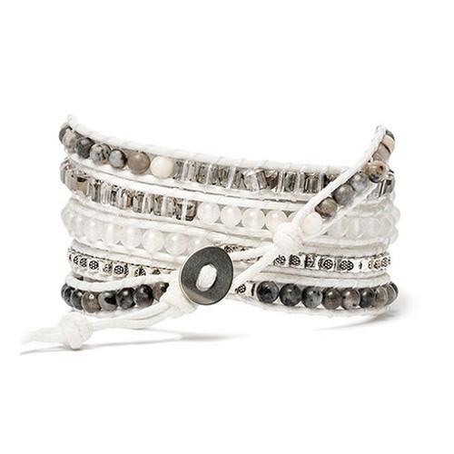 CAPE DIABLO Apple Watch用バンド ホワイトラブラドライト for Apple ...