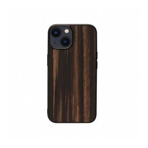 Man & Wood 天然木ケース for iPhone 14 Ebony 背面カバー型 I23621i14 代引不可