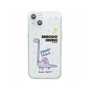 Dparks ソフトクリアケース for iPhone 14 DINO BRACHIOSAURUS 背面カバー型 DS24129i14 代引不可｜rcmdin