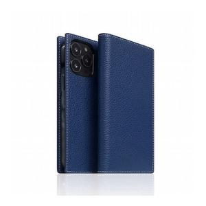 SLG Design Full Grain Leather Case for iPhone 14 Pro ネイビーブルー 手帳型 SD24330i14PNB 代引不可｜rcmdin