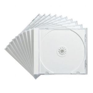 5個セット 10枚×5 サンワサプライ Blu-ray・DVD・CDケース 10枚セット・ホワイト FCD-PN10WNX5 代引不可｜rcmdin