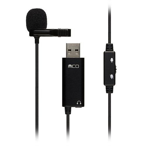 ミヨシ USBピンマイク ブラック UMF-08/BK 代引不可