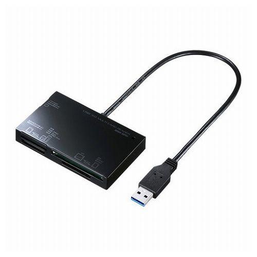 サンワサプライ USB3.0カードリーダー ADR-3ML35BK 代引不可