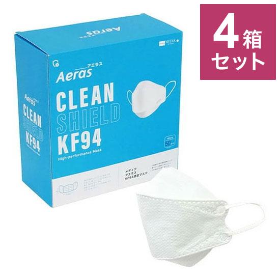 MEDIK KF94マスク Aeras アエラスマスク 立体3D 大人用 50枚入り 4箱セット 風...