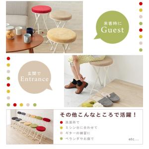 イス 折りたたみ コンパクト クッション スト...の詳細画像5