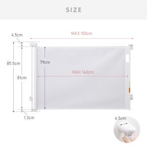 ベビーゲート ワイド ロール式 最大幅140c...の詳細画像1