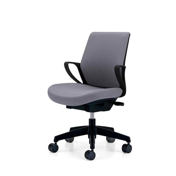オフィスチェア ピコラ ローバック 布張 CR-G530E6GRE3-V ソフトグレー 椅子 リモー...