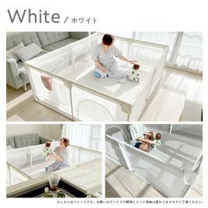 メッシュベビーサークル 本体 160×200c...の詳細画像2