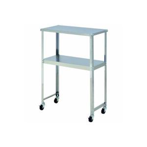 日本製 ステンレス スリム作業台 ワゴン ラック キャスター付き