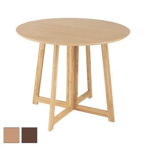 折り畳み 円型ダイニングテーブル 円形 カフェ 丸 伸長式 折り畳み テーブル 丸形 天然木 幅95モデル テーブル