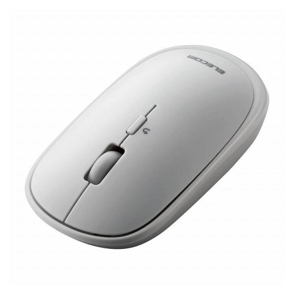 エレコム ワイヤレスマウス BlueLED Bluetooth 4ボタン 薄型 モバイルマウス 収納...