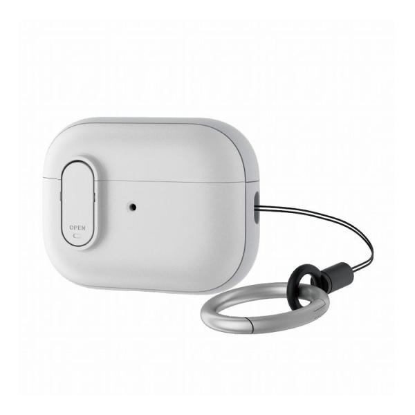 AirPods Pro 第2世代 2022 ケース ハイブリッド カバー 衝撃吸収 フタ開閉ロック機...