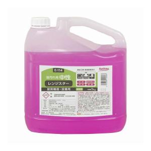 油汚用中性レンジスター 5kg セッツ E-114 代引不可