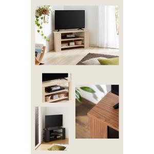 コーナーテレビ台 幅80cm 木製 32型 3...の詳細画像5