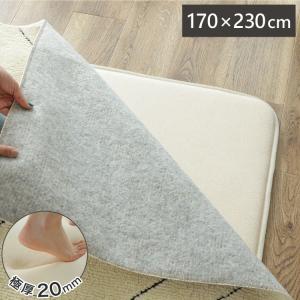 ウレタン20mm 極厚 下敷き用ラグ 170×230cm ラグ 下敷き ラグマット カーペット クッション ウレタン 滑り止め 防音 すべり止め 厚手 ふかふか 代引不可｜rcmdin