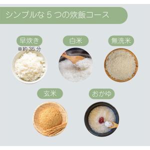 マイコン炊飯ジャー 5合炊き 炊飯器 HK-R...の詳細画像3