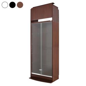 コレクションラック 本体+ミラーセット 幅83.1cm 奥行き38.5cm 高さ