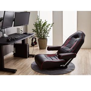 本革肘付き回転座椅子 リクライニング 回転 レ...の詳細画像4