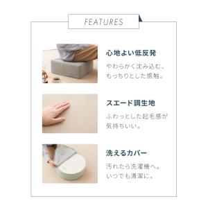 低反発クッション 正方形 厚さ15cm 四角 ...の詳細画像5