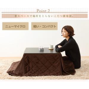 こたつ こたつテーブル正方形 68×68 折れ...の詳細画像3