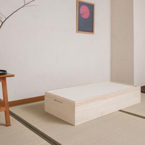 衣装箱 桐 衣装ケース 衣類収納 着物収納 桐たんす 1段 幅95cm 高さ