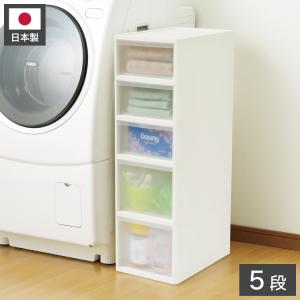 リセ ミドルストッカー 幅26cm 引出し5段 S3M2 日本製 JEJ ジェイイージェイ すき間収納 隙間 収納ボックス 小棚 6段 キャスターつき 収納ケース 代引不可