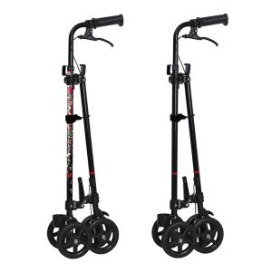 フジホーム ハンドレールステッキII ブーケ（花柄） : 介護用品エバー