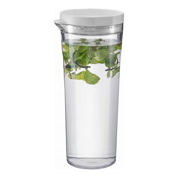 ハリオ フリーザーポット JUSIO 1.1L ホワイト FPJ-11 食洗機OK 冷水筒 代引不可