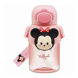 スケーター 立体マスコット付ストローボトル 590ml ツムツムミニー PMSHP6 水筒 キャラクター ストロー付き シリコン ワンタッチ 代引不可｜rcmdin