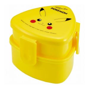 スケーター 抗菌おにぎり用ランチボックス2段 フォーク付き 500ml ピカチュウ ONWT1AG お弁当 2段 キャラクター 三角形 レンジ対応 抗菌 日本製 代引不可｜rcmdin
