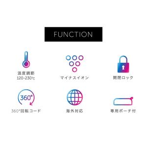 ヘアアイロン プロ仕様230℃ 海外対応 マイ...の詳細画像5