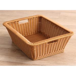 丸洗いできる脱衣カゴ CL(ブラウン) 籐家具 バスケット かご カゴ 脱衣