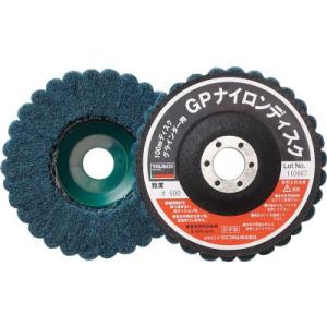 ＴＲＵＳＣＯ ナイロンディスク Φ100Ｘ15Ｘ16 5個入 600＃ GPN100 600 研削研...