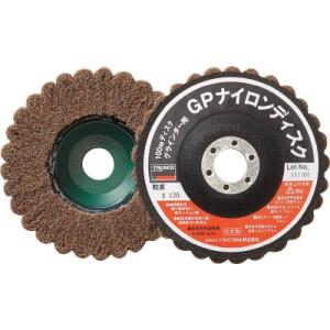 ＴＲＵＳＣＯ ナイロンディスク Φ150Ｘ15Ｘ22 5個入 120＃ GPN150 120 研削研...