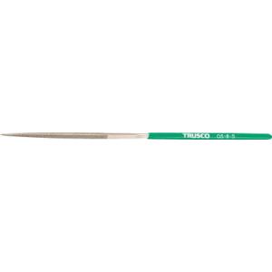ＴＲＵＳＣＯ ダイヤモンドヤスリ 精密用 8本組 三角 GS-8-S 研削研磨用品・ダイヤモンドヤス...