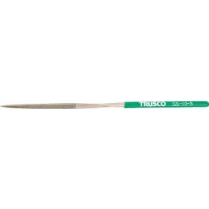 ＴＲＵＳＣＯ ダイヤモンドヤスリ 精密用 10本組 三角 GS-10-S 研削研磨用品・ダイヤモンド...