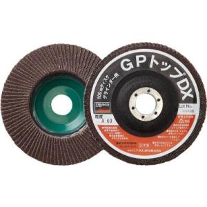 ＴＲＵＳＣＯ ＧＰトップＤＸ アランダム Φ100 2層構造 5枚入 60＃ GP100DX 60 ...