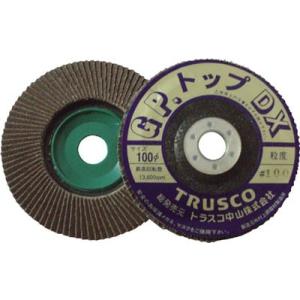 TRUSCO GPトップDX アランダム Φ100 2層構造 5枚入 150# GP100DX 15...