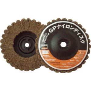 ＴＲＵＳＣＯ ナイロンディスク ねじ込み式 Φ100ＸＭ10 5個入 120＃ GPN100AL 1...