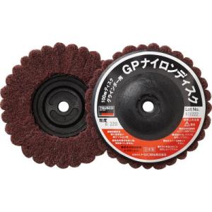 ＴＲＵＳＣＯ ナイロンディスク ねじ込み式 Φ100ＸＭ10 5個入 320＃ GPN100AL 3...