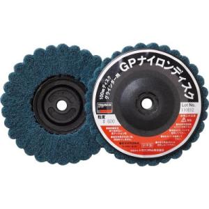 ＴＲＵＳＣＯ ナイロンディスク ねじ込み式 Φ100ＸＭ10 5個入 600＃ GPN100AL 6...